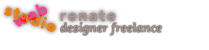 logo studio Renate - design graphique / identités / creation site internet professionelle dans le Cantal, Auvergne, Maurs, le Lot, 